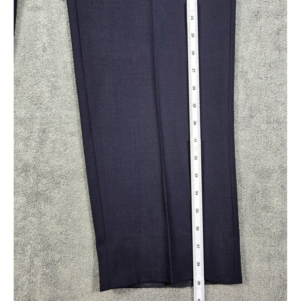 Suitsupply Dress Pants Mens 38 Navy Blue Excellent Wool Brescia Int. B4760IE - Picture 4 of 15